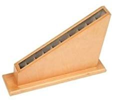 Montessori Wooden Red Rods Stand – Premium Long Rods Holder & Storage Organizer