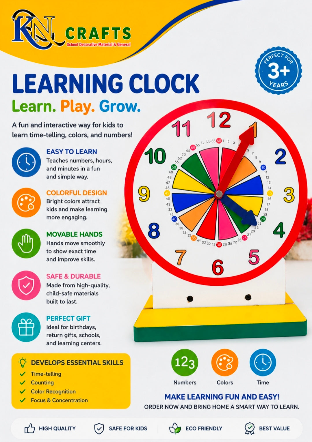 learning Clock ( School learning Product )