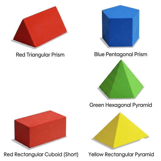 Montessori Geometrical Solids Wooden Educational Material