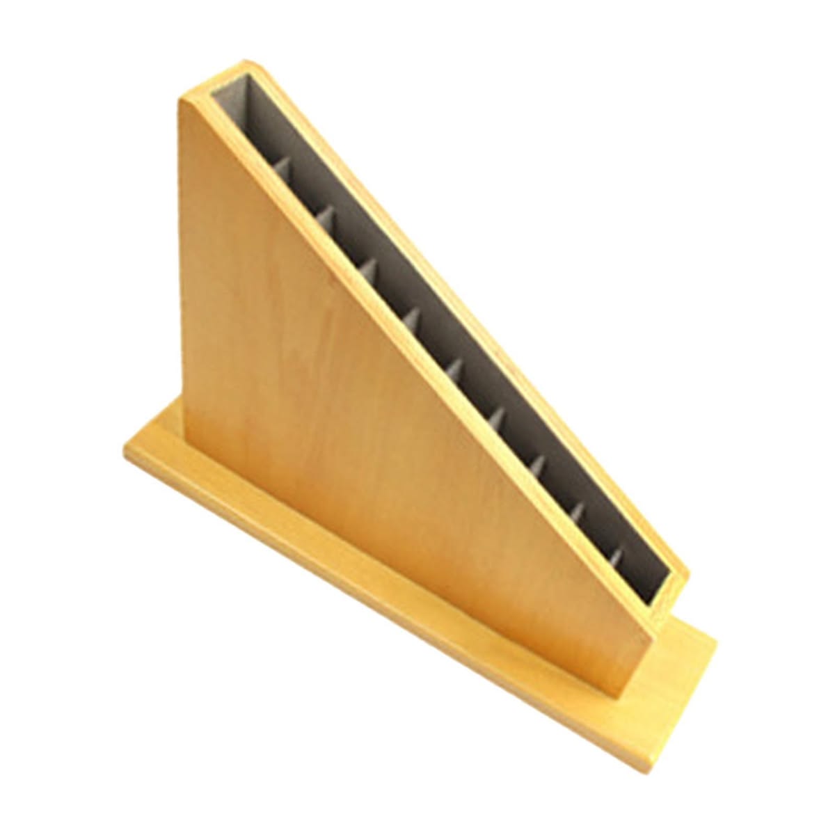 Montessori Wooden Red Rods Stand – Premium Long Rods Holder & Storage Organizer