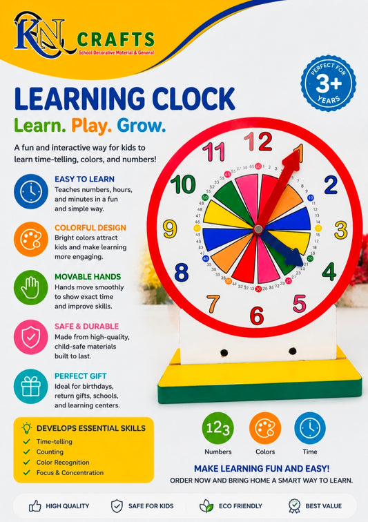 learning Clock ( School learning Product )