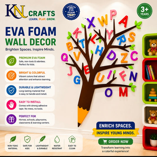 Alphabet tree(AVA FOAM WALL DECOR)